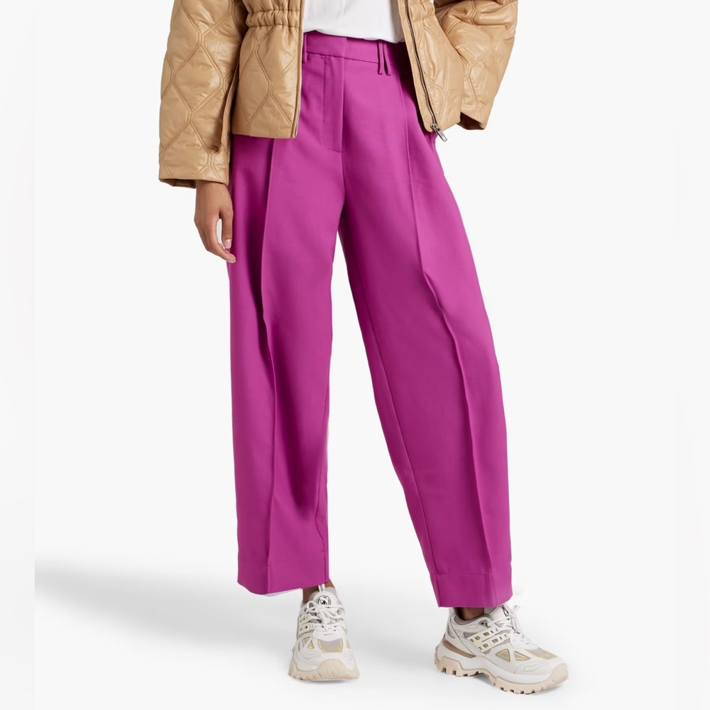 Ganni Woven Tapered Pants